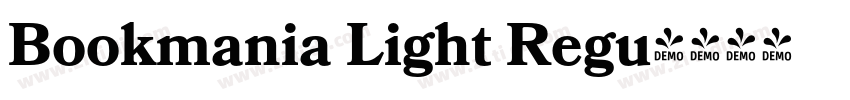 Bookmania Light Regu字体转换